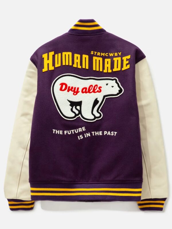 Human-Made-Purple-Varsity-Jacket