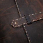 Corporate Pure Leather Vintage Bag, Brown Zing Apparel