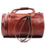 Modern Genuine Leather Bag Hide, Brown Zing Apparel