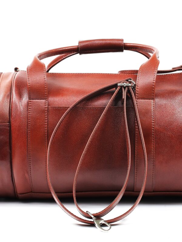 Modern Genuine Leather Bag Hide, Brown Zing Apparel