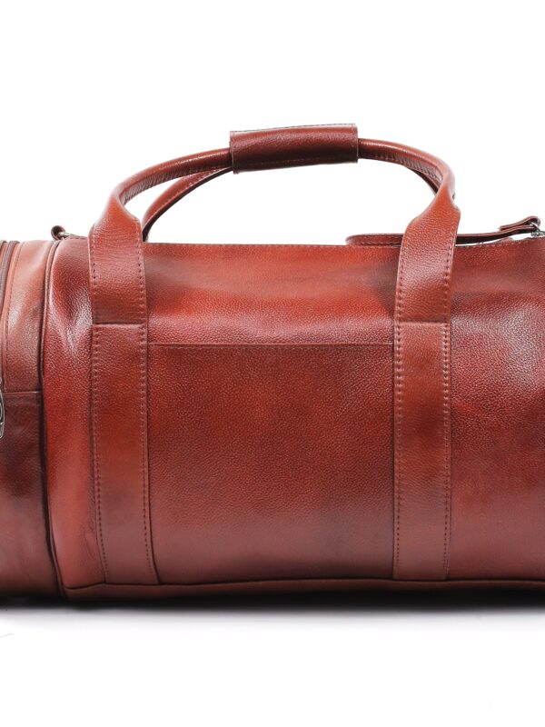 Modern Genuine Leather Bag Hide, Brown Zing Apparel