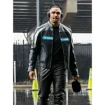 Jalen Hurts Louis Vuitton Leather Mix Biker Jacket