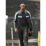 Jalen Hurts Louis Vuitton Leather Mix Biker Jacket - Image 4