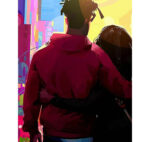 Jabari-Entergalactic-2022-Kid-Cudi-Pink-Hoodie