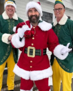 Jason Kelce Santa Claus Green Bay Coat