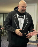 John Fetterman Tuxedo Hoodie Black For Men Zing Apparel