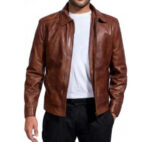 John Wick Brown Leather Jacket - Image 3