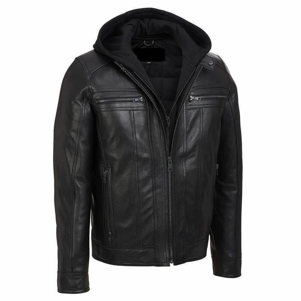 Johnson_Mens_Leather_Jacket_With_Hood_Black Johnson_Mens_Leather_Jacket_With_Hood_Black