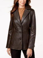 Jones-New-York-Leather-Jacket-Brown