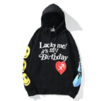 Kanye West Aeoelucky Me Itaes My Birthdayae Lucky Me It Hoodies