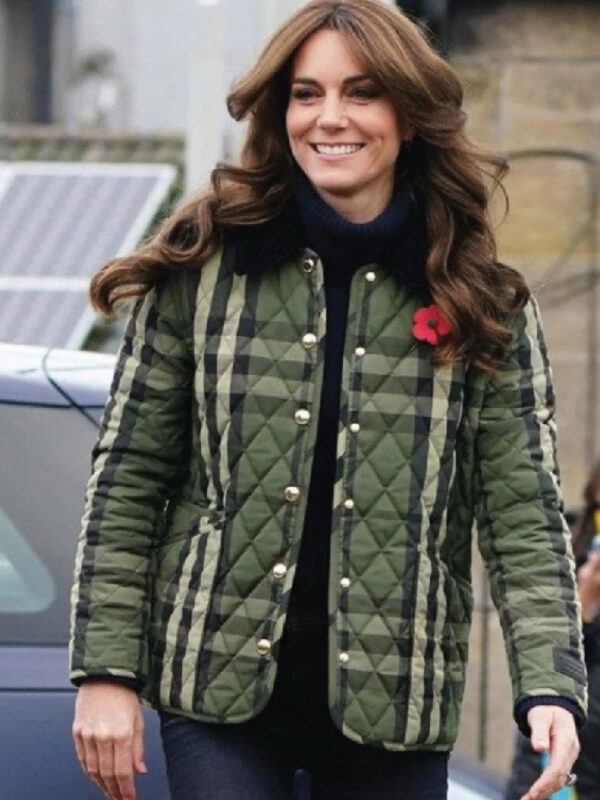 Kate_Middleton_Quilted_Burberry_Jacket_Green