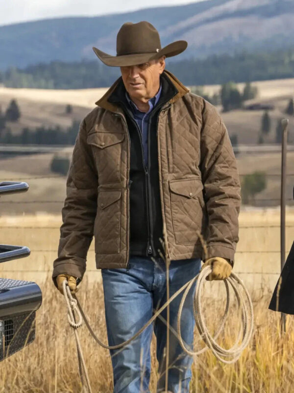 Yellowstone John Dutton Quilted Jacket Zing Apparel