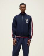 Kith-For-Adidas-Football-Knit-Full-Zip-Blue-Jacket