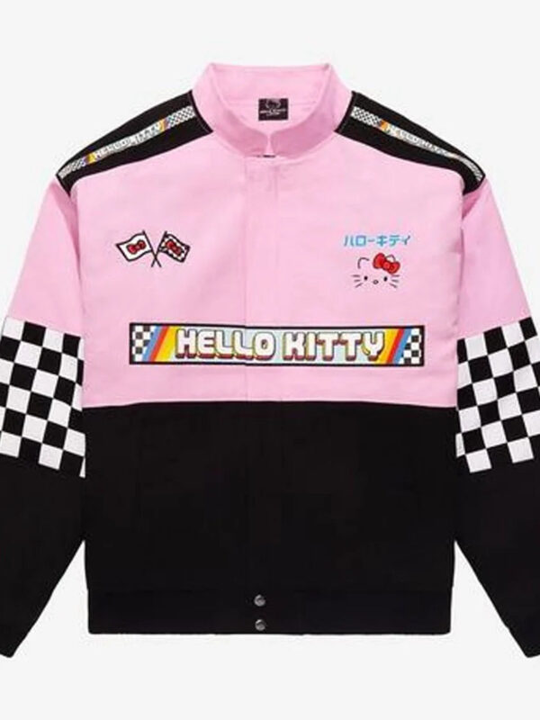 Kuromi_Racing_Jacket_Pink