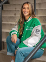 Kylie_Kelce_90s_Eagles_Letterman_Jacket