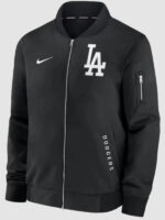 LA-Dodgers-Dugout-Black-Bomber-Jacket