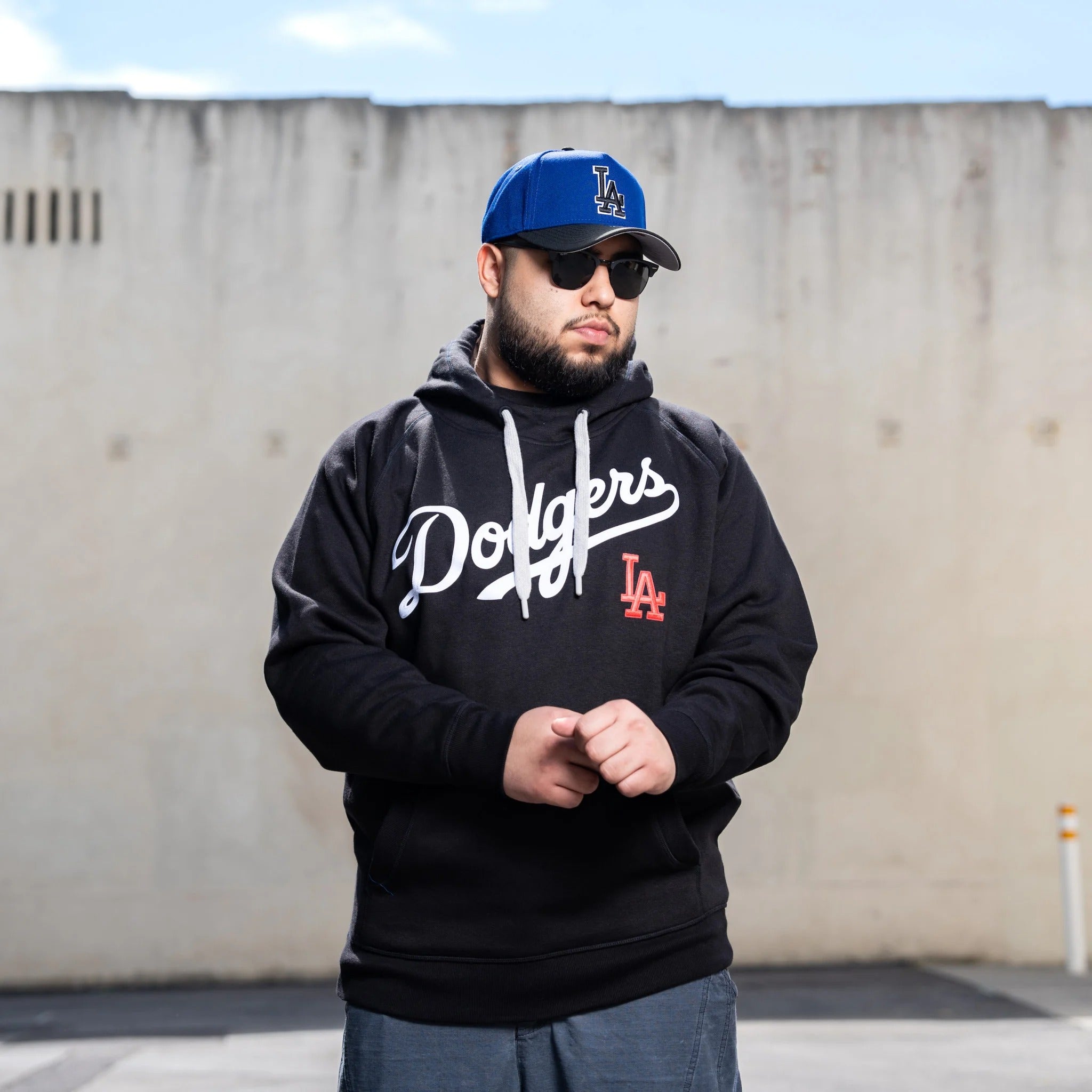 LA_Dodgers_Pullover_Hoodie_Black LA Dodgers Pullover Hoodie Black