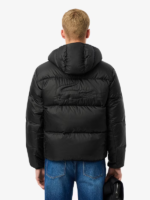 Lacoste-Mens-Water-Repellent-Hooded-Black-Down-Jacket-Back