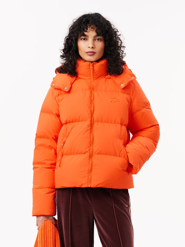 Lacoste-Womens-Relaxed-Fit-Hooded-Down-Jacket