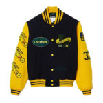 Lacoste Two-Tone Wool Bomber Jacket