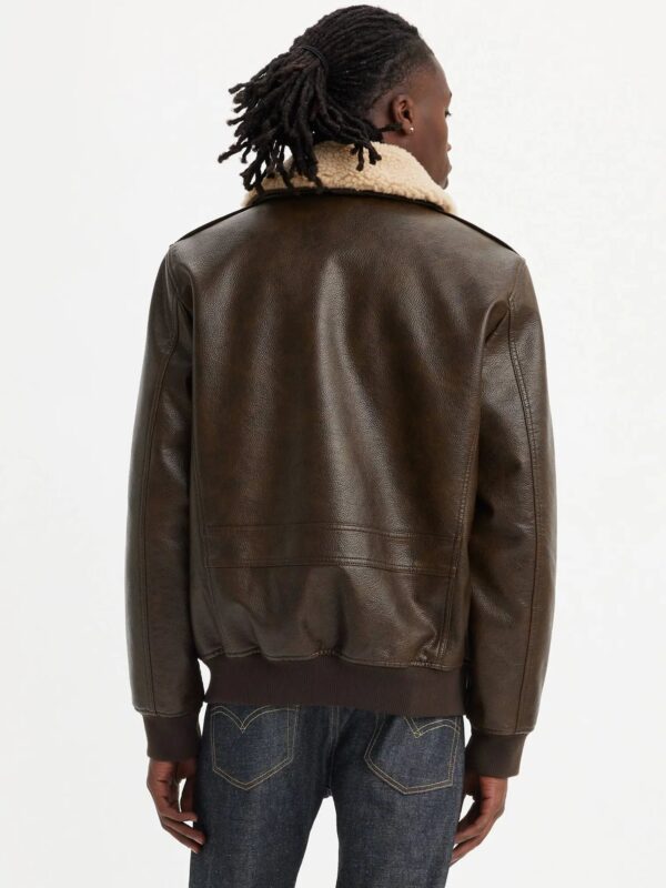 Levis-Mens-Faux-Leather-Aviator-Bomber-Jacket-Back