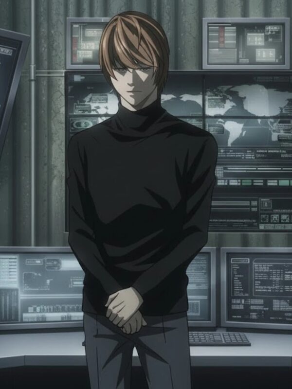 Light Yagami Black Sweater Sale