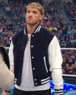 Logan-Paul-Blue-and-White-Varsity-Jacket