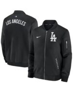 Los-Angeles-Dodgers-Black-Dugout-Bomber-Jacket