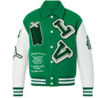 Louis-Vuitton-Varsity-Leather-Jacket-Green-Men
