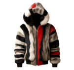 Luxury_Faux_Fur_Multicolor_Striped_Jacket