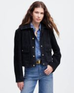 Madewell-Blue-Suede-Leather-Jacket
