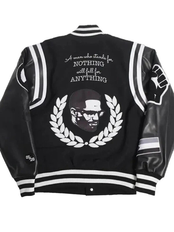 Malcolm X Letterman Jacket Zing Apparel