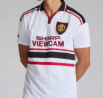 Manchester United 1997-99 Retro Away White Shirt