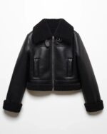 Mango_Shearling_Moto_Jacket_For_Sale