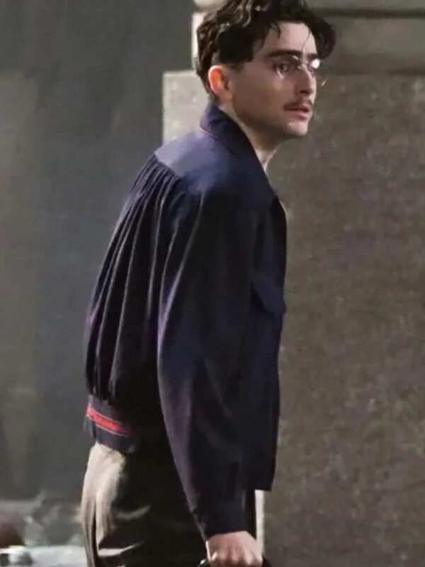 Marty Supreme Timothee Chalamet Blue Jacket