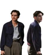 Marty Supreme Timothee Chalamet Blue Jacket For Sale