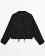 Massimo-Dutti-Black-Bomber-Jacket-Women