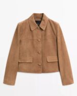 Massimo-Dutti-Suede-Brown-Jacket-Women