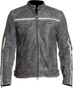 Rovaniemi Biker Leather Jacket, Black Zing Apparel
