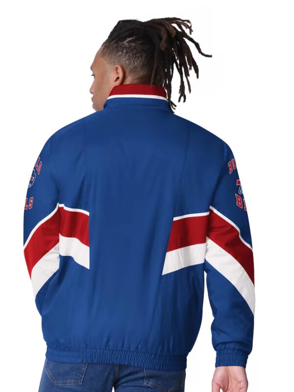 Men's Starter Royal Buffalo Bills Captain Satin Varsity Jacket