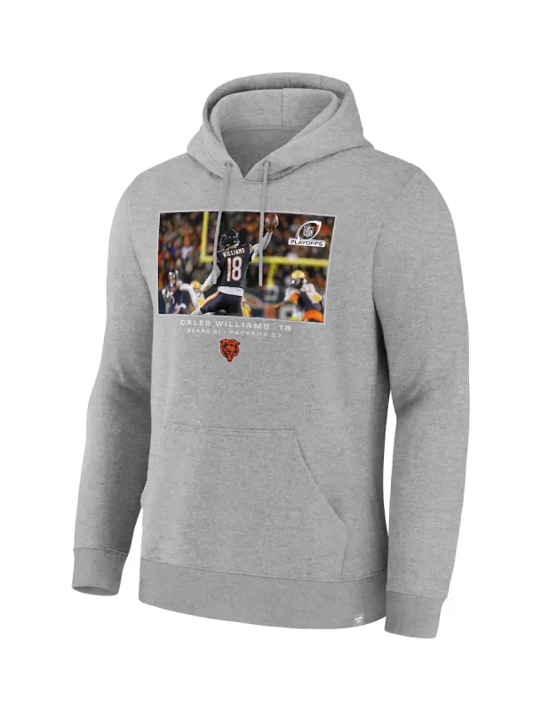Bears Caleb Williams Flash Features Wild Card Hoodie