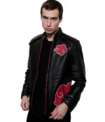 Mens-Red-Clouds-Cloak-Black-Leather-Jacket