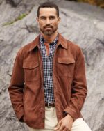 Mens-Suede-Brown-Bomber-Jacket