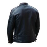 Mens Black Rivet Antique Leather Jacket Buy