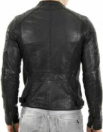 Mens Quilted Brando Retro Cafe Racer Jacket Buy