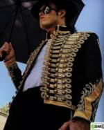 Michael Jackson Black And Gold Military Jacket Buy