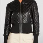 Michelle-Keegan-Fool-Me-Once-2024-Black-Quilted-Jacket