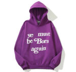 Multi Colors ye Must be Born Again Letter of Kanye West Hoodies - Image 3