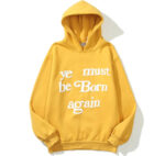 Multi Colors ye Must be Born Again Letter of Kanye West Hoodies - Image 2