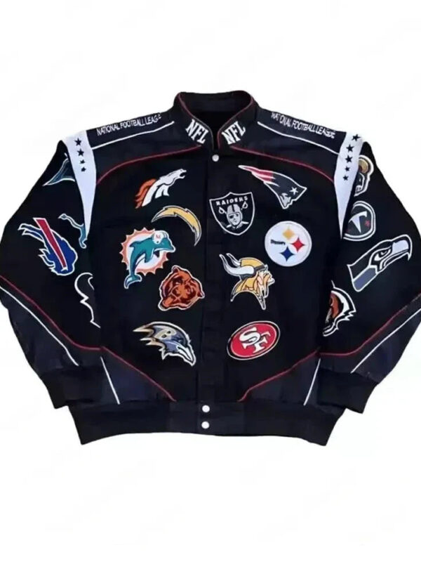 NFL Jacket With All Team Logos Zing Apparel